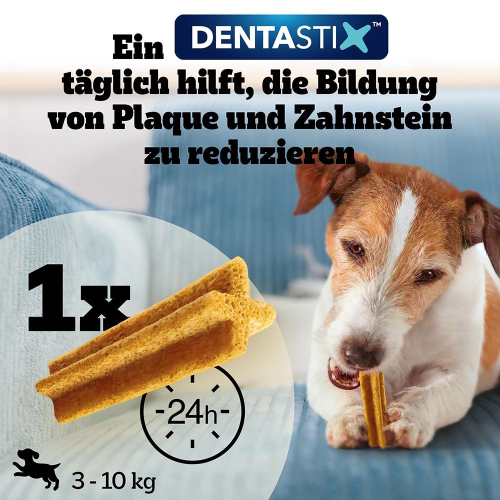 Pedigree Denta Stix Light: Reduziert Plaque und Zahnstein. Für Hunde von 3-10kg.