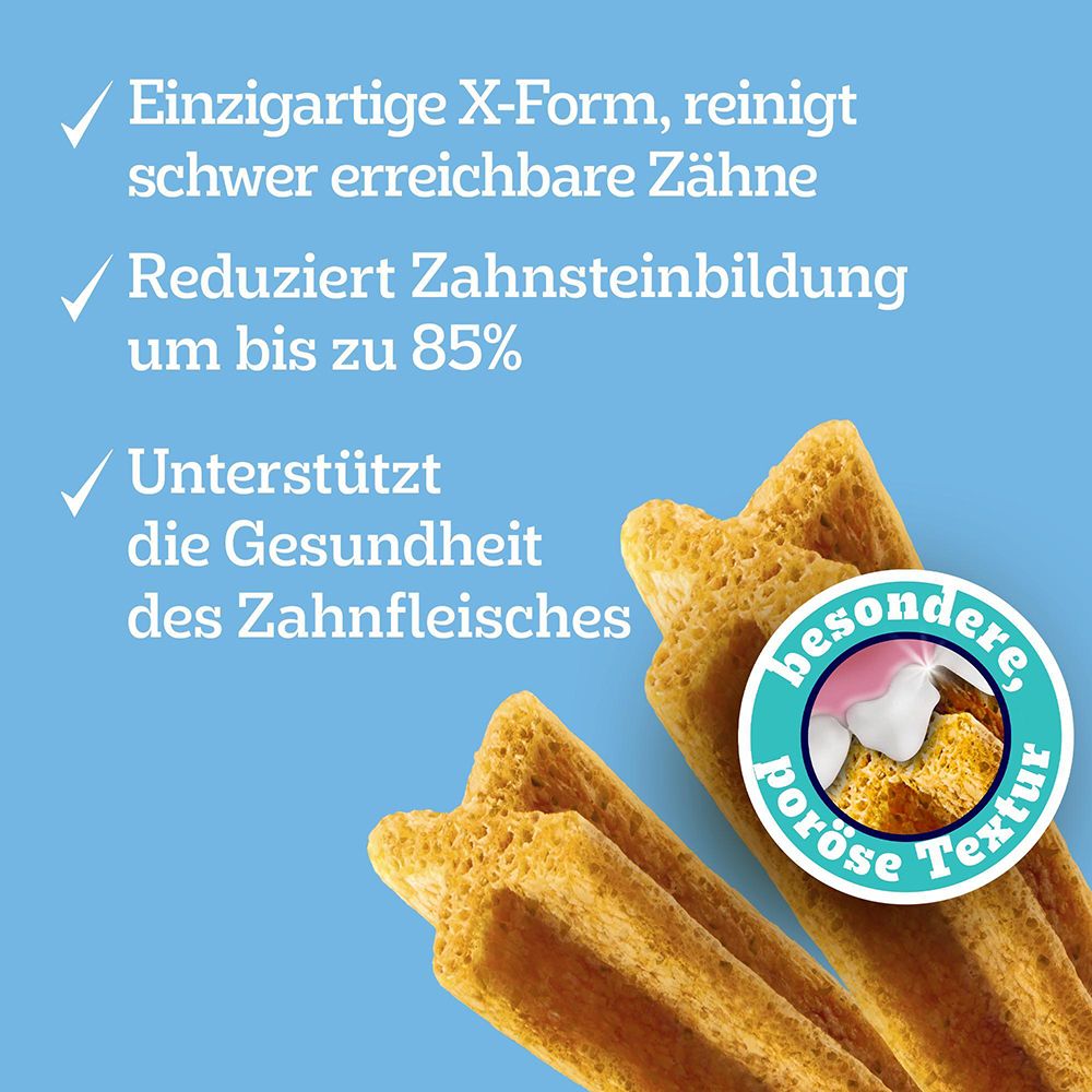 Pedigree Denta Stix Light: Einzigartige X-Form reinigt Zähne, reduziert Zahnstein.