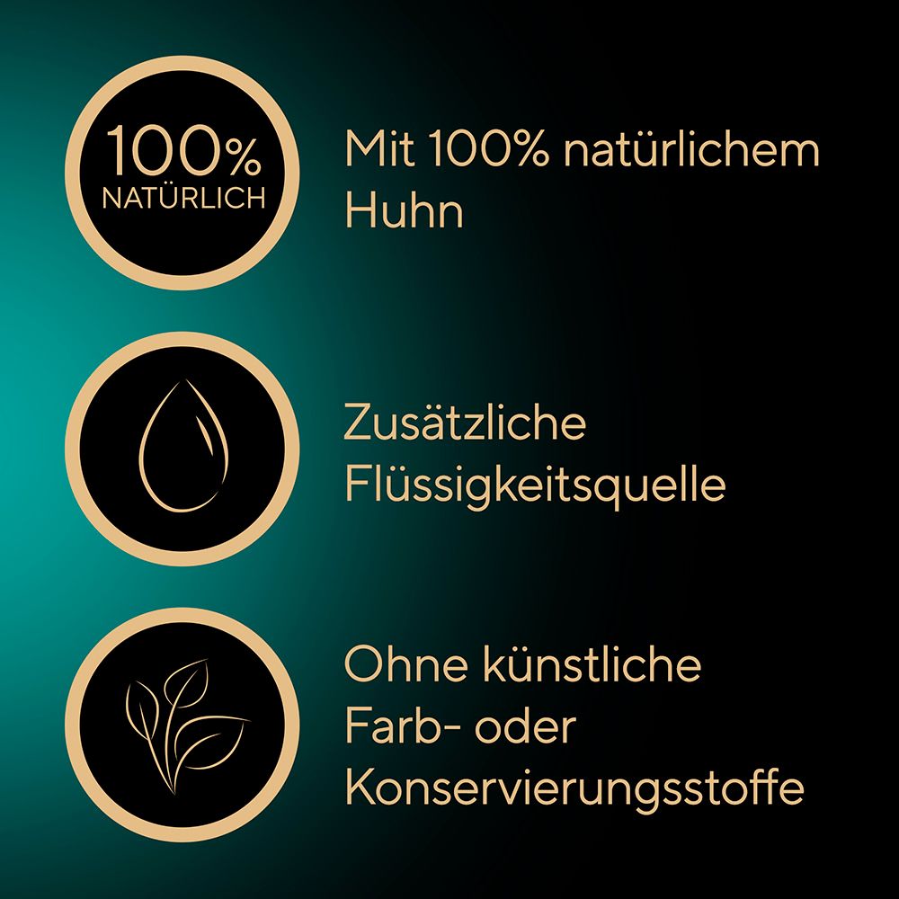 Sheba Katzenfutter: 100% natürlich, zusätzliche Flüssigkeitsquelle, ohne künstliche Farb-/Konservierungsstoffe.