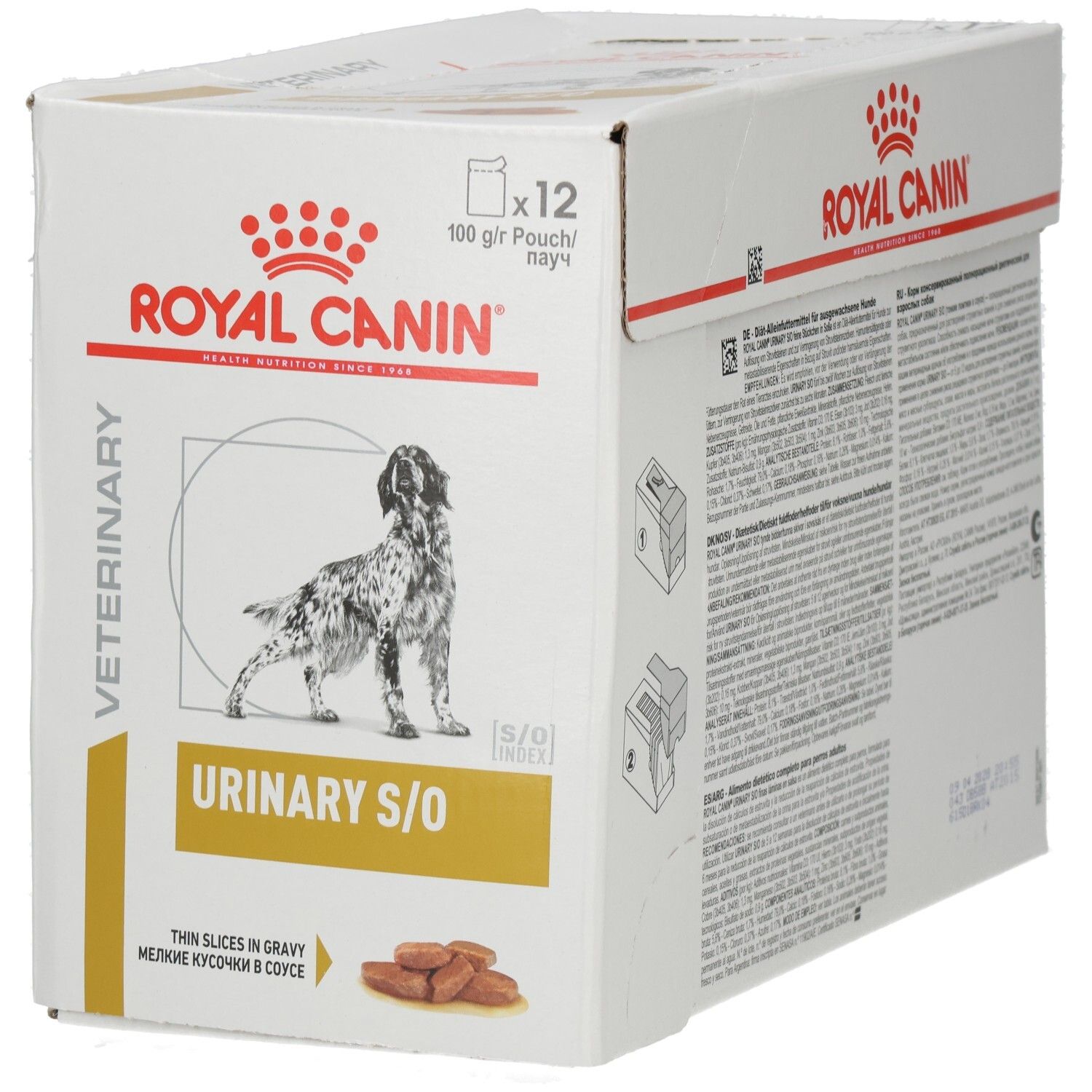 Royal Canin Veterinary Diät Nassfutter Harnwegsschutz für Hunde, 12x100g Beutel.