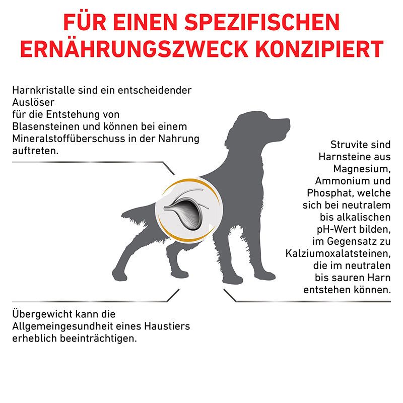 Konzipiert für spezifische Ernährungszwecke: Royal Canin Urinary S/O Moderate Calorie.