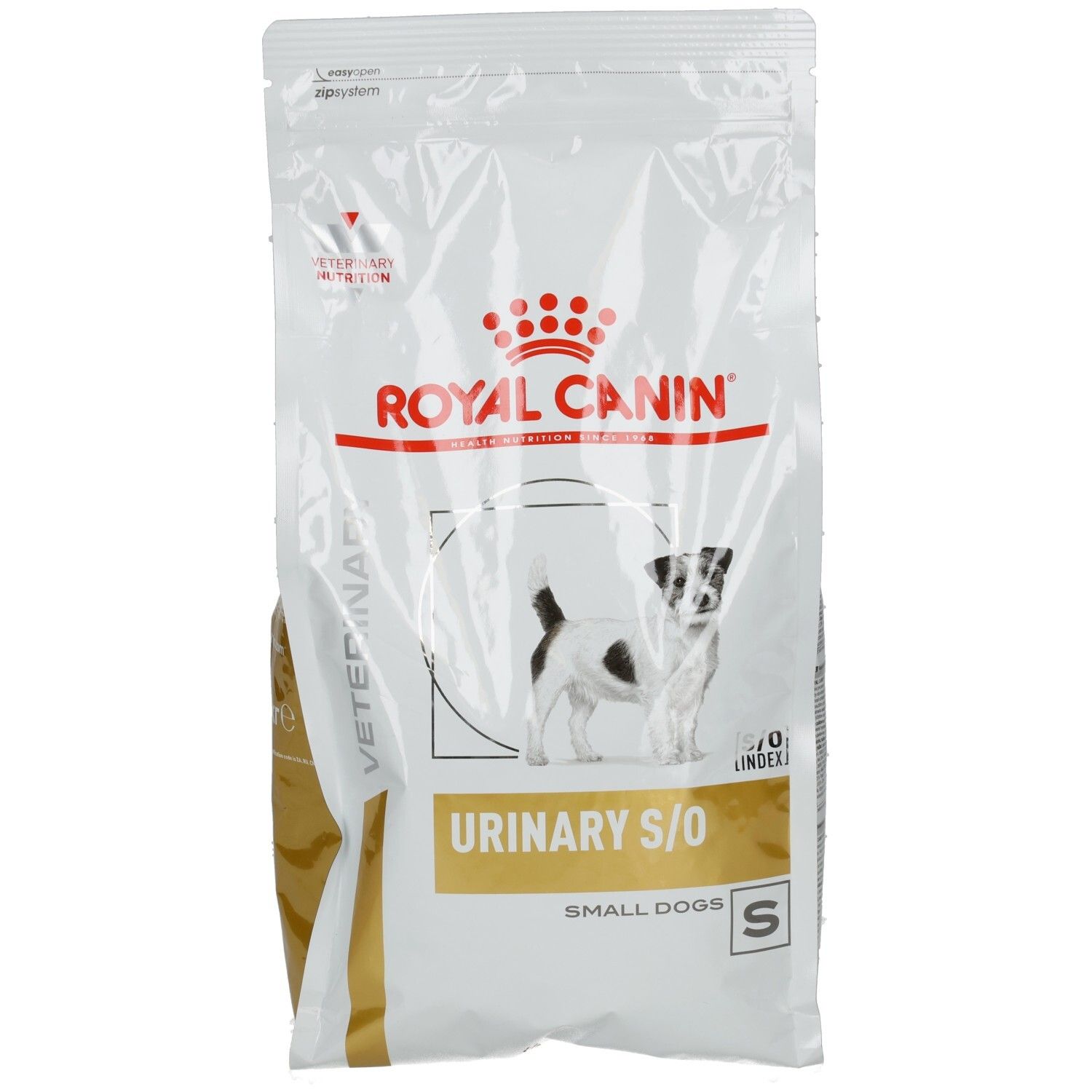 Royal Canin Urinary S/O Hundefutter für kleine Hunde, 1,5 kg Beutel.