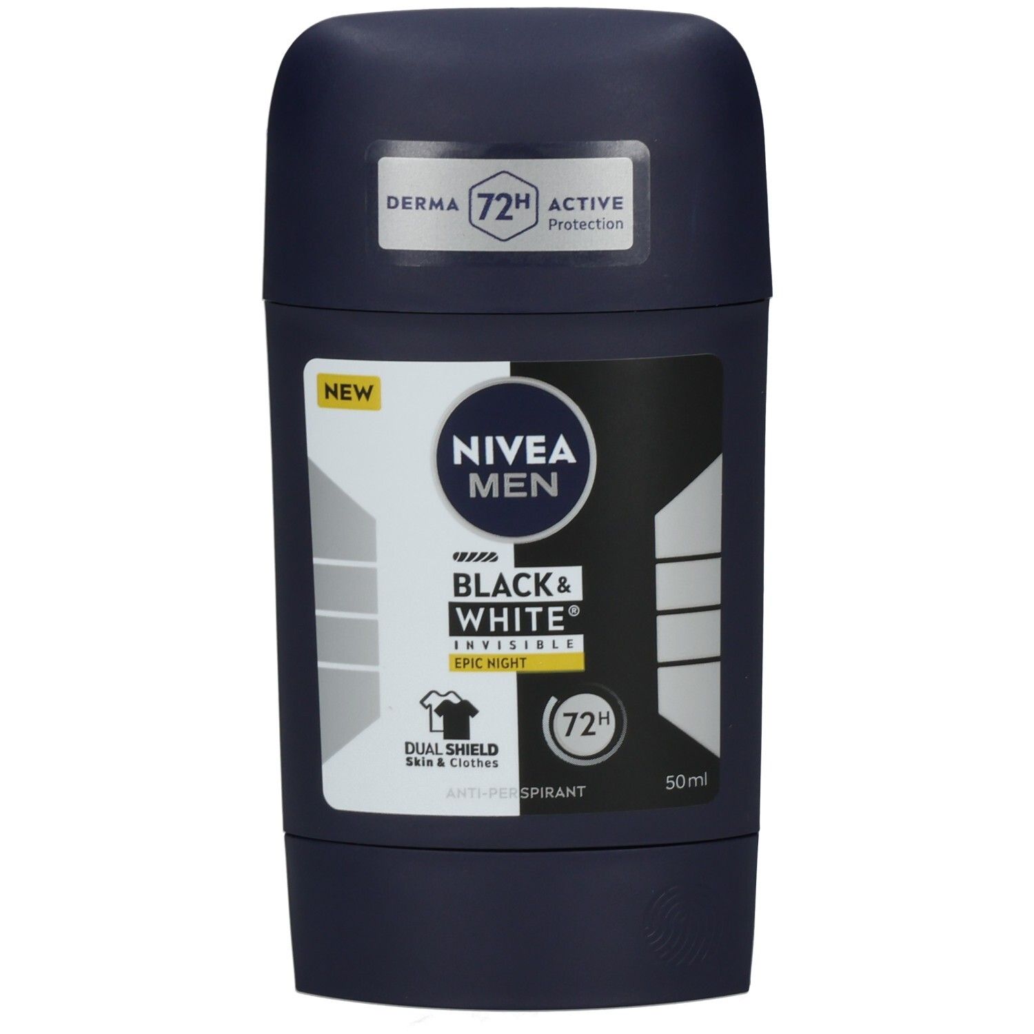 NIVEA MEN Black & White Epic Night Deo Stick, 72h Schutz, 50ml.