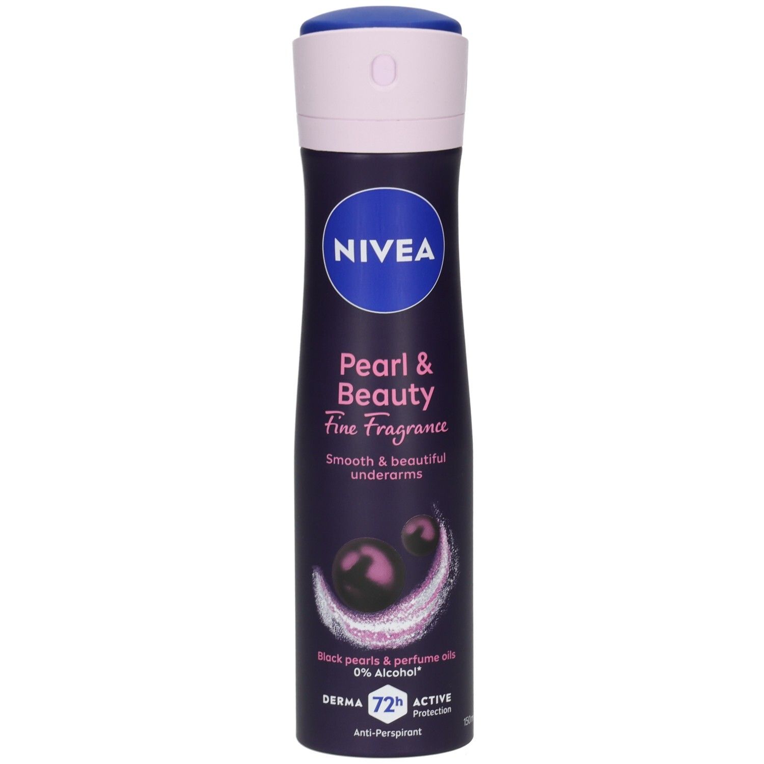 Nivea Pearl & Beauty Deodorant Spray mit 72h aktivem Schutz. Enthält schwarze Perlen und Parfümöle.