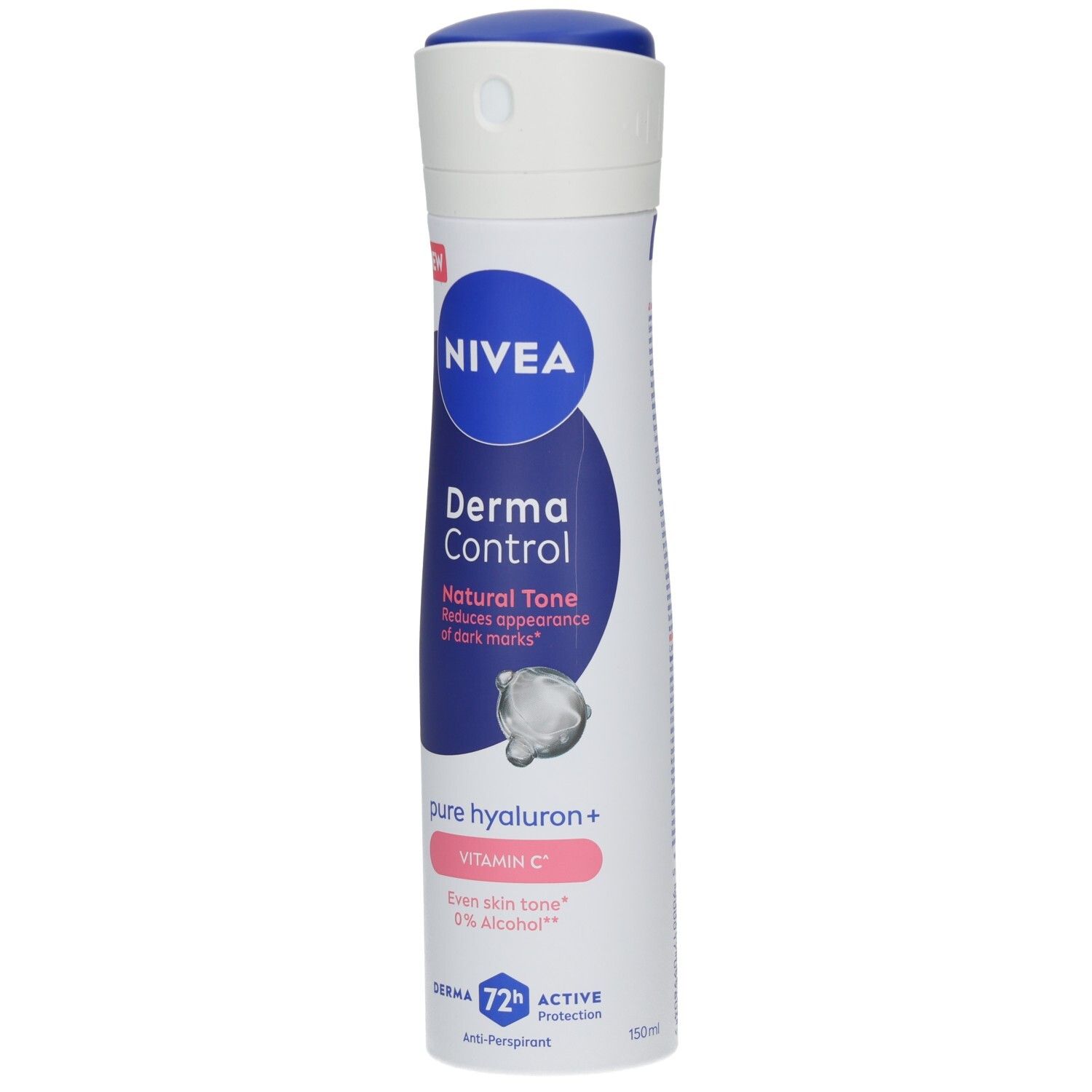 NIVEA Derma Control Natural Tone Spray mit Hyaluron+ und Vitamin C. 72h Anti-Transpirant Schutz.