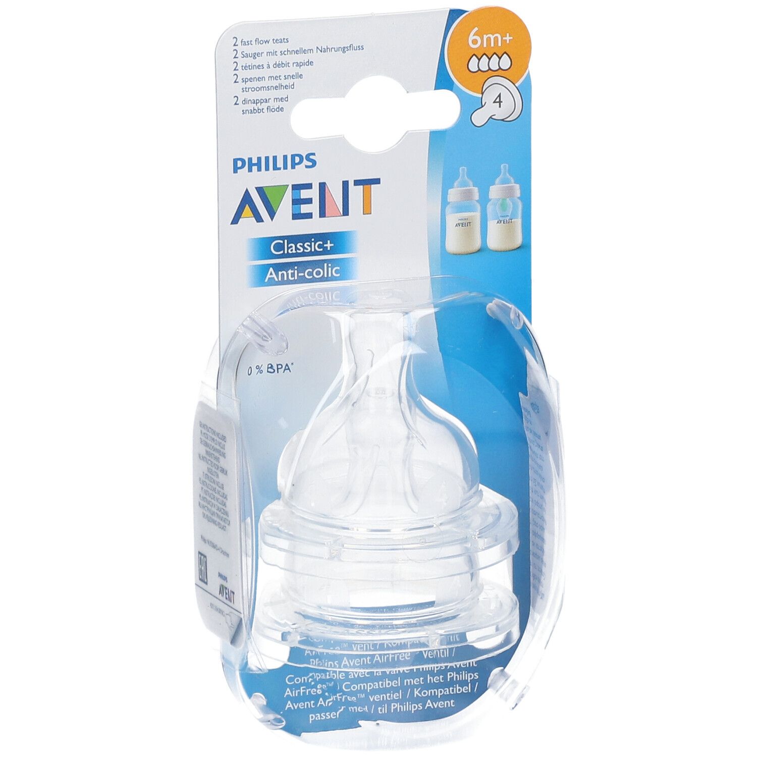 Philips® AVENT Trinksauger Anti-colic ab 6 Monaten