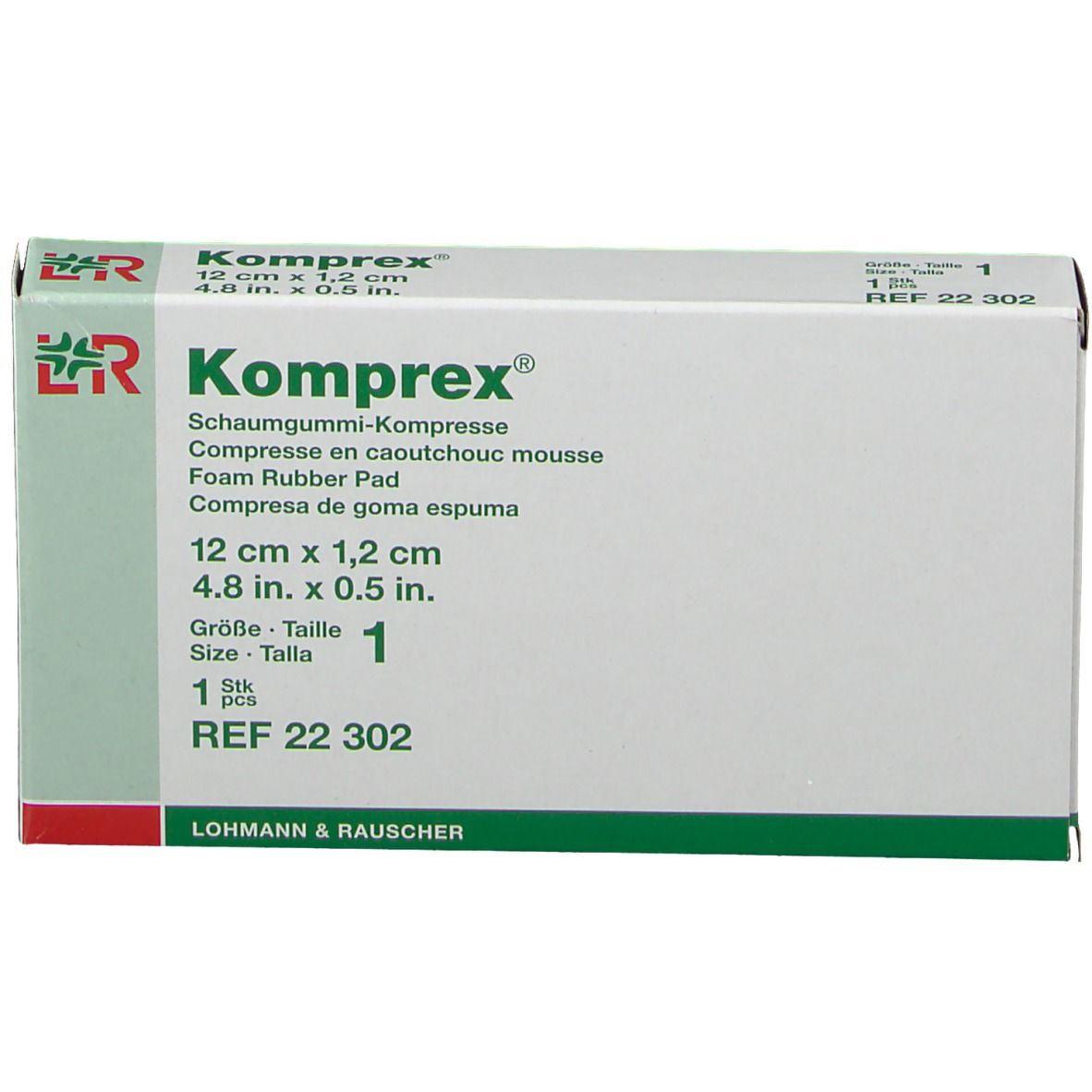 Komprex® Schaumgummikompresse Gr. 1 nierenförmig