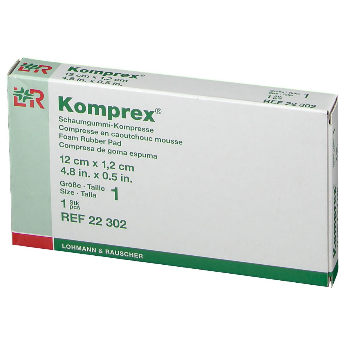 Komprex® Schaumgummikompresse Gr. 1 nierenförmig