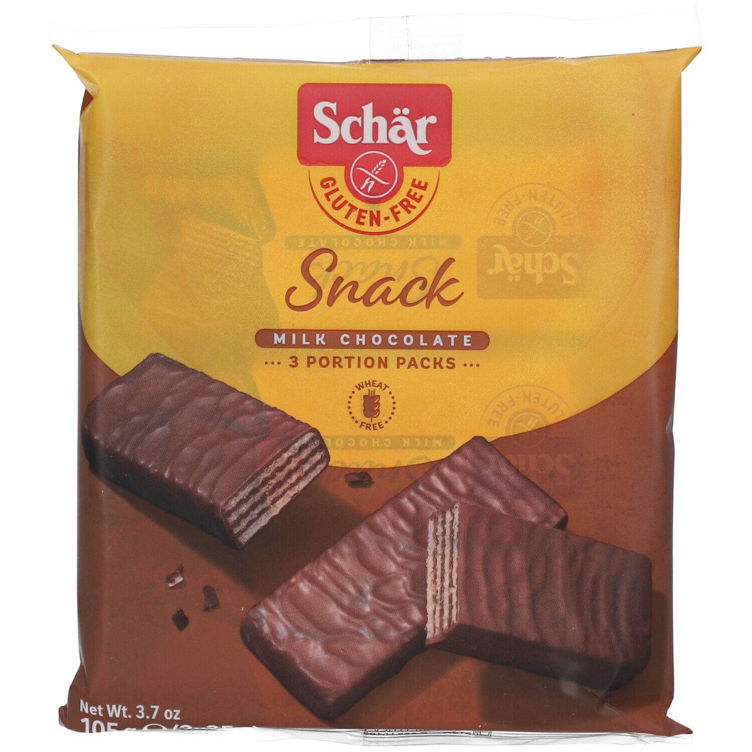 Schär Snack Waffeln mit Schokolade umhüllt glutenfrei