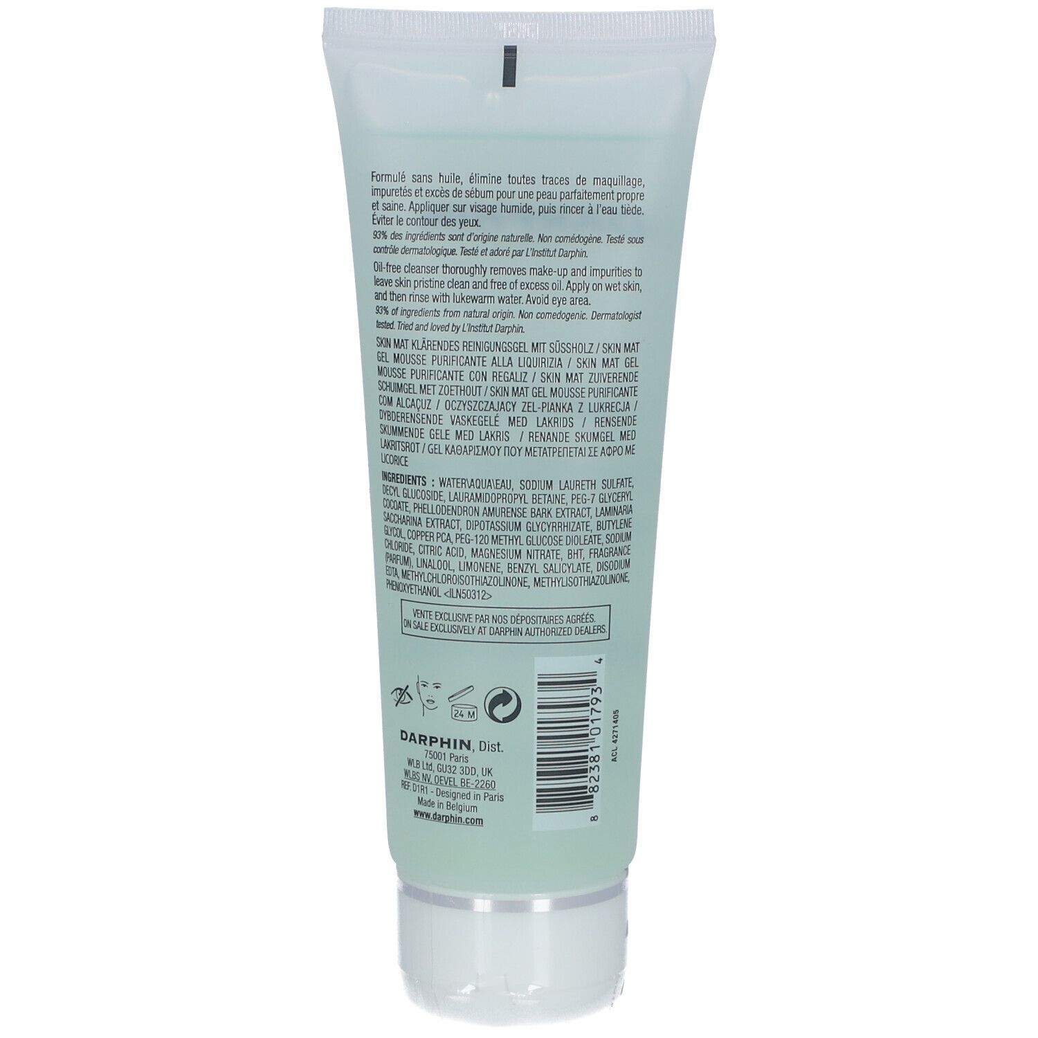 Darphin Gel Mousse Purifiant À La Réglisse