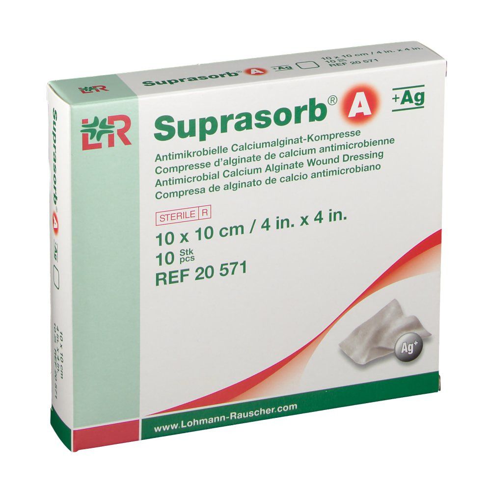 Suprasorb A+Ag 10 x 10cm 20571