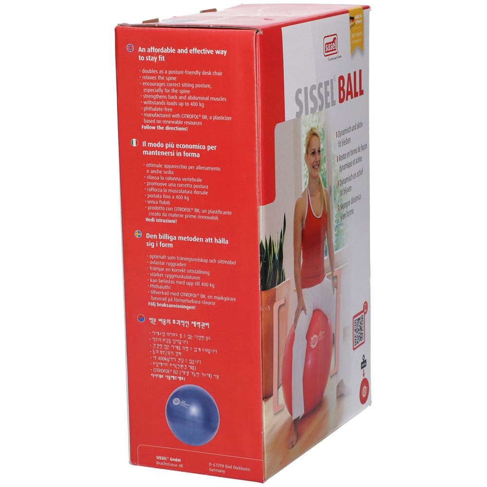Sissel Bal Zitbal 65cm Rood ok NLFR