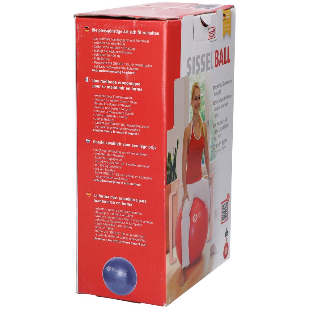 Sissel Bal Zitbal 65cm Rood ok NLFR