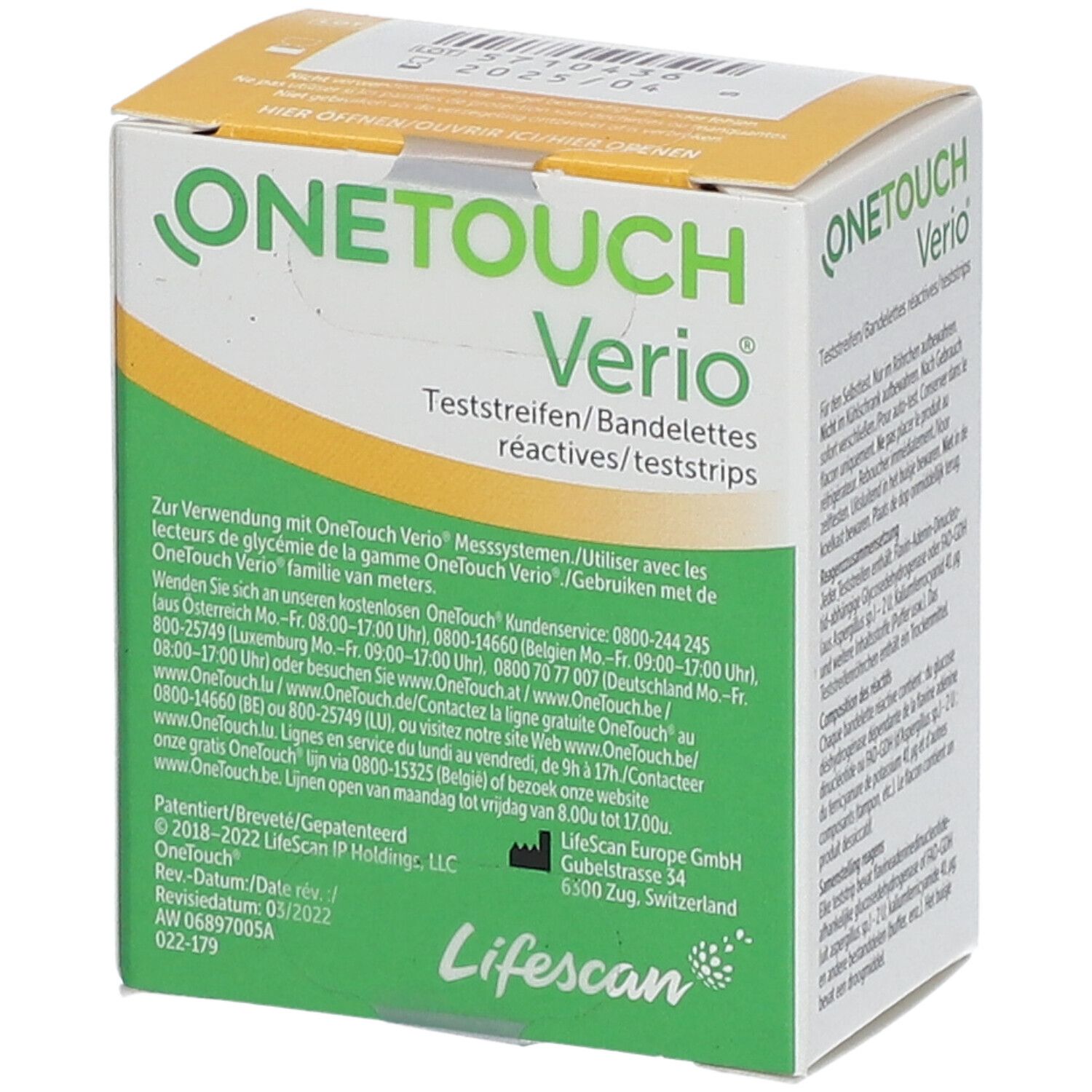 One Touch® Verio® Teststreifen