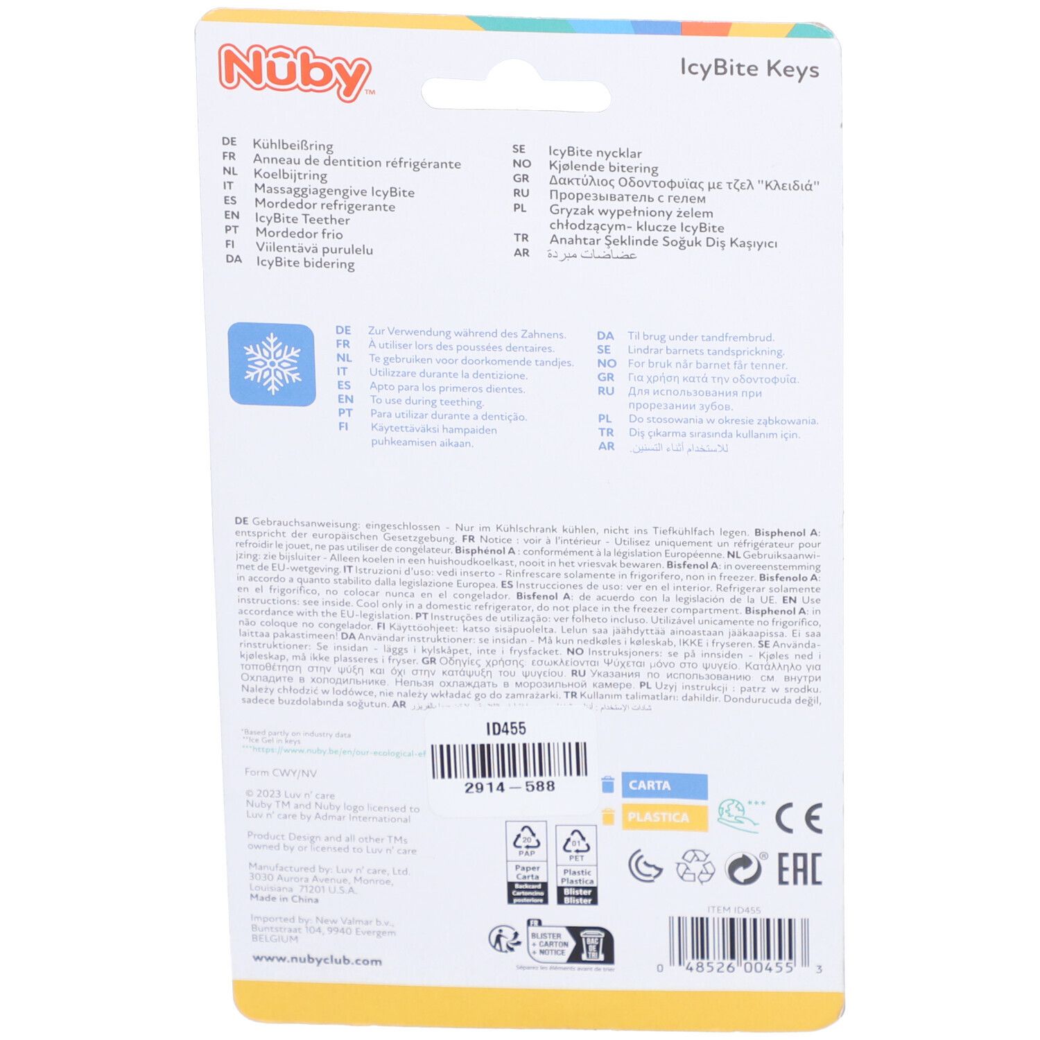 Nûby Cooling Beißring - 3m+