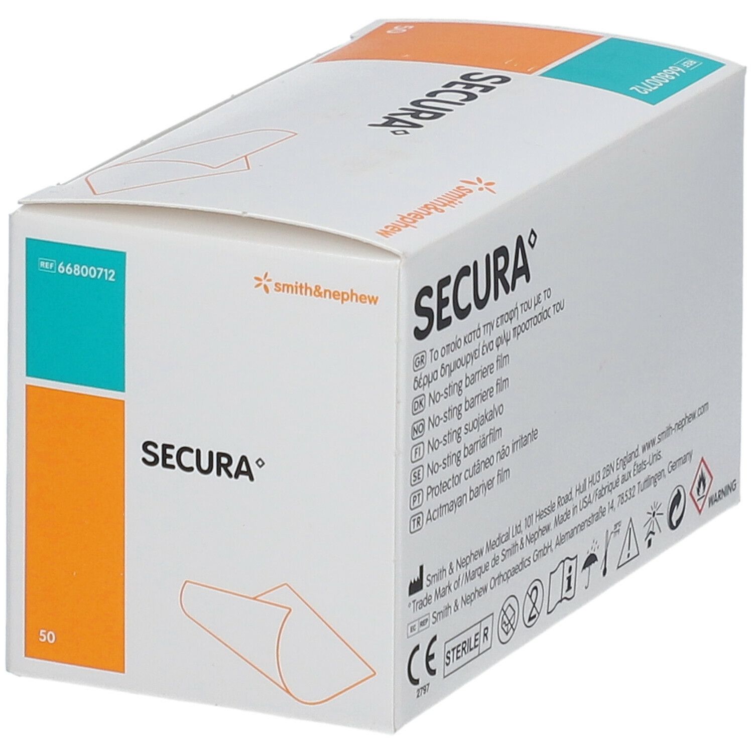 SECURA® No-Sting Barrier Wipes