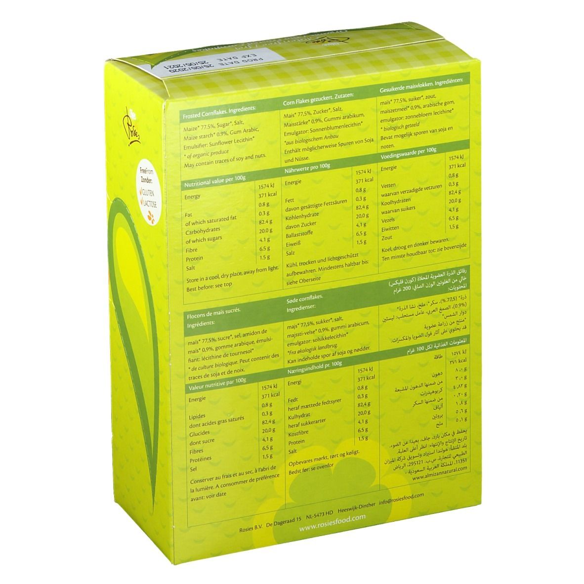 Rosies Gezuckerte Cornflakes Bio