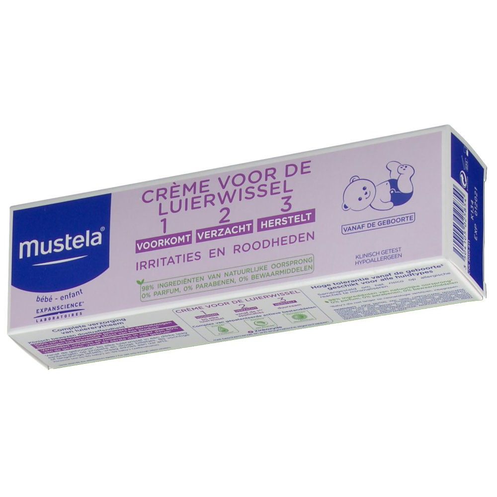 mustela® bébé Wickelcreme 1-2-3