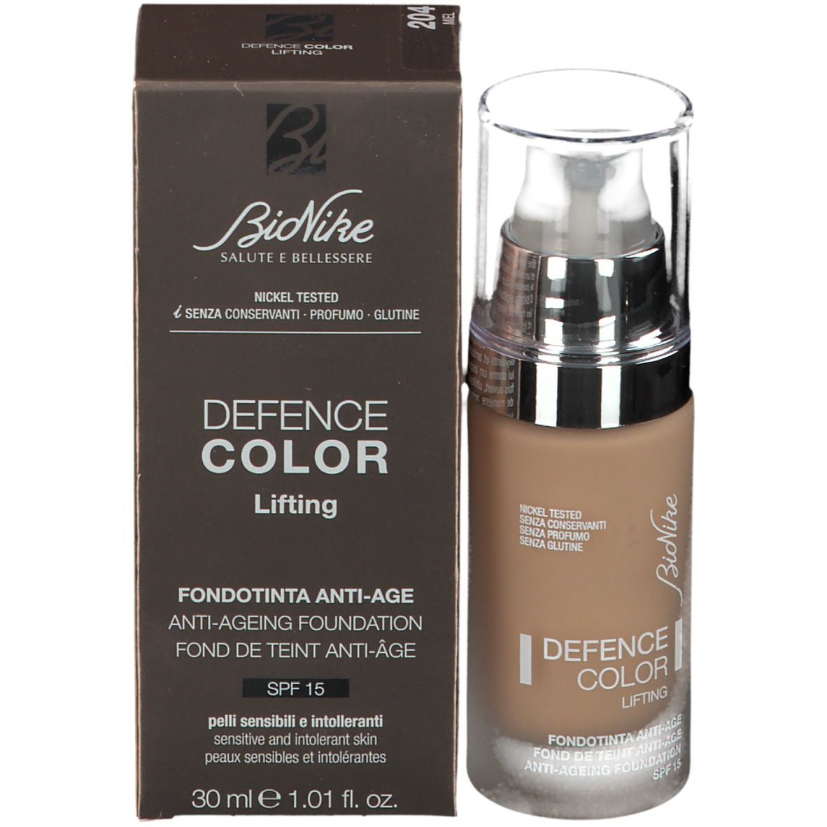 BioNike DEFENCE COLOR LIFTING Anti-Aging-Foundation 402 Sand
