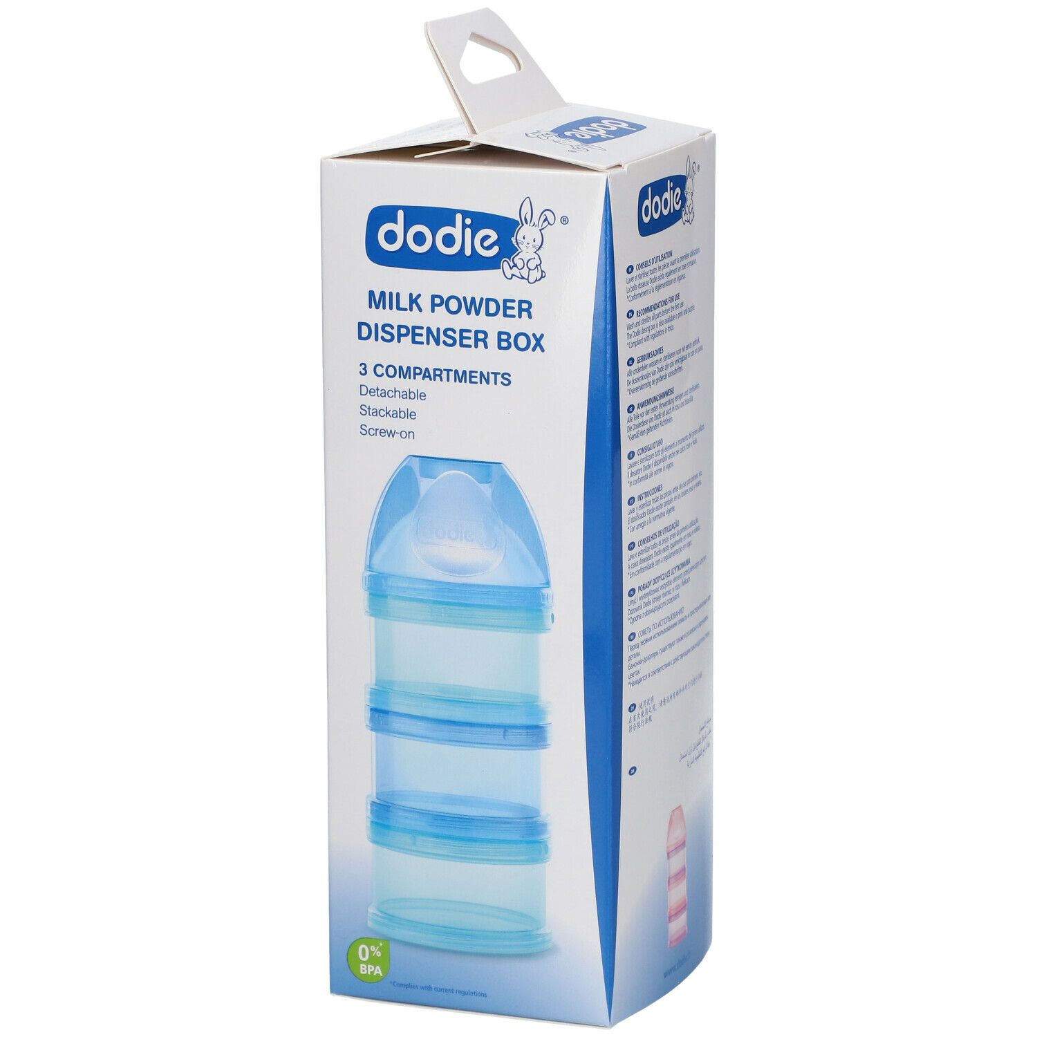 dodie® Milchpulver-Portionierer, blau