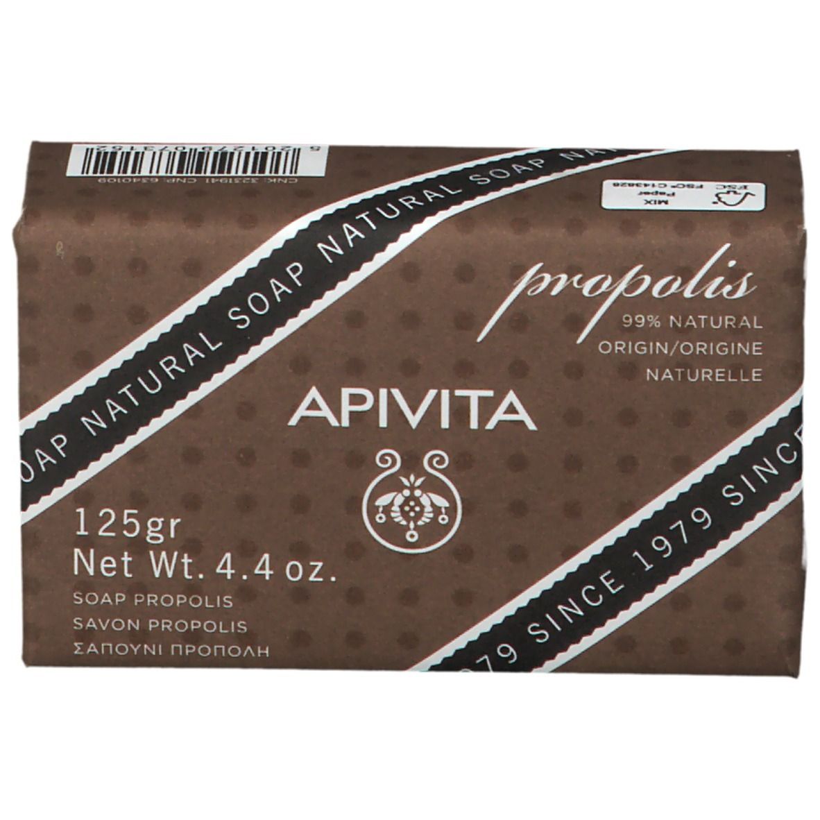 API VITA Seife mit Propolis, 125g. Natürliches Produkt.