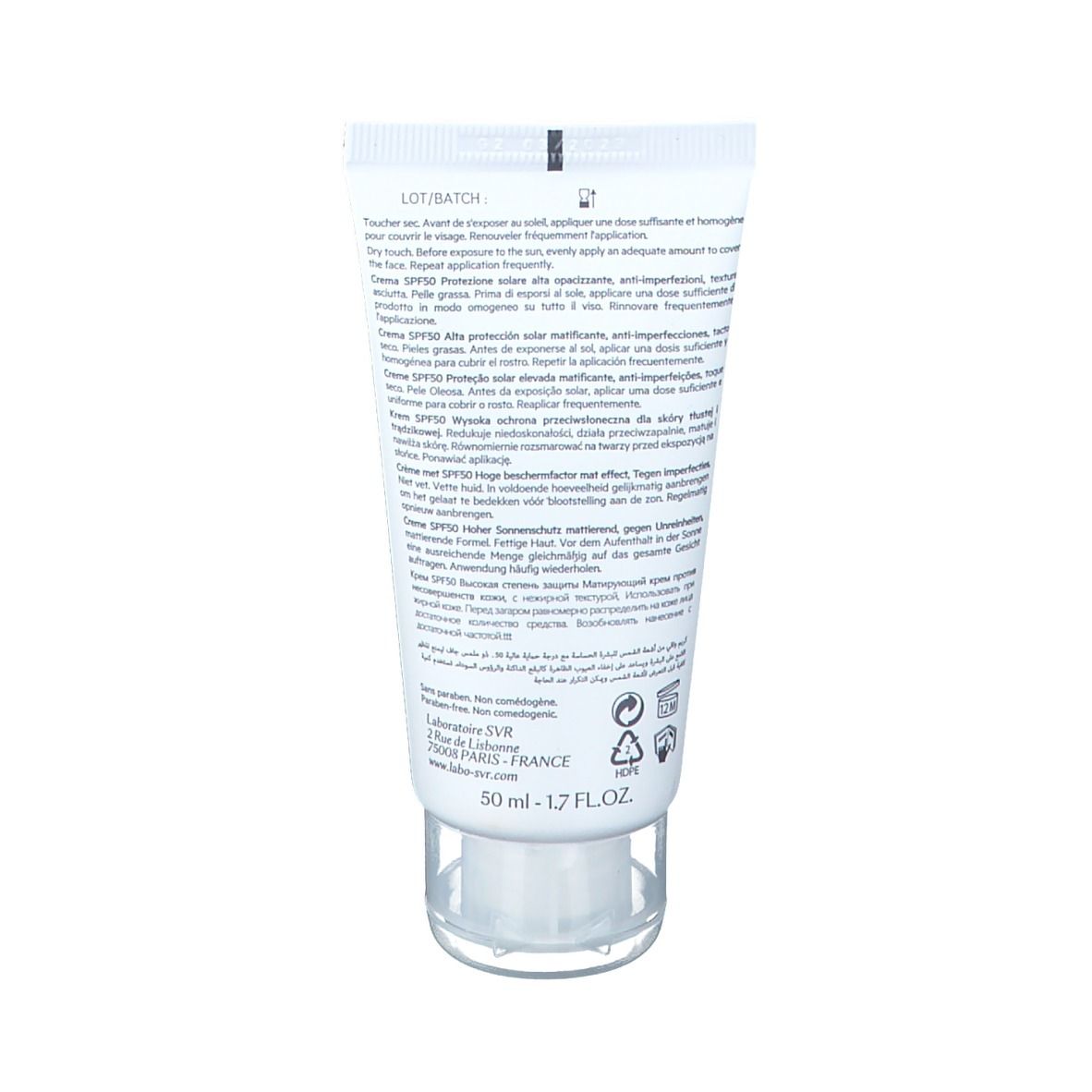 SVR SEBIACLEAR Creme SPF 50