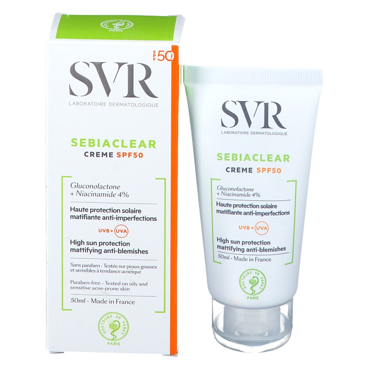 SVR SEBIACLEAR Creme SPF 50