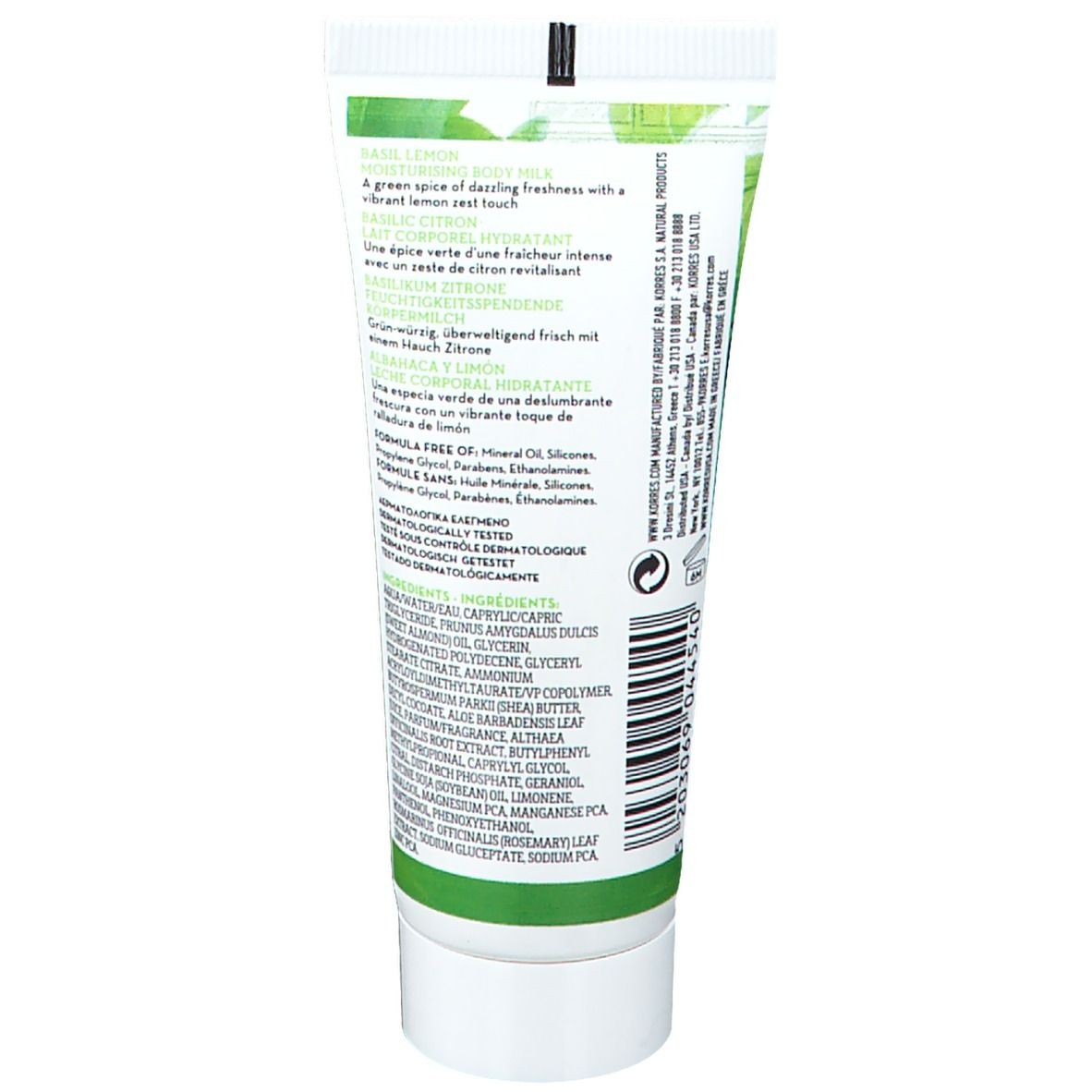 KORRES® Basilikum Zitronen-Körperlotion