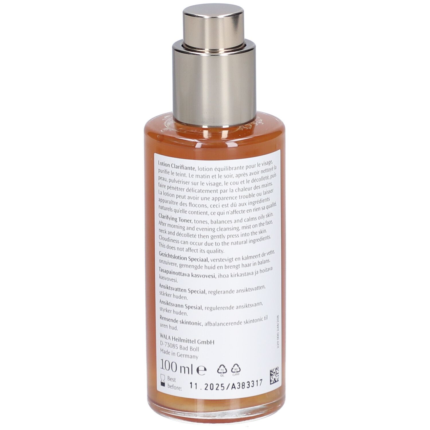 Dr. Hauschka Clarifying Toner Tones, balances and calms oily skin