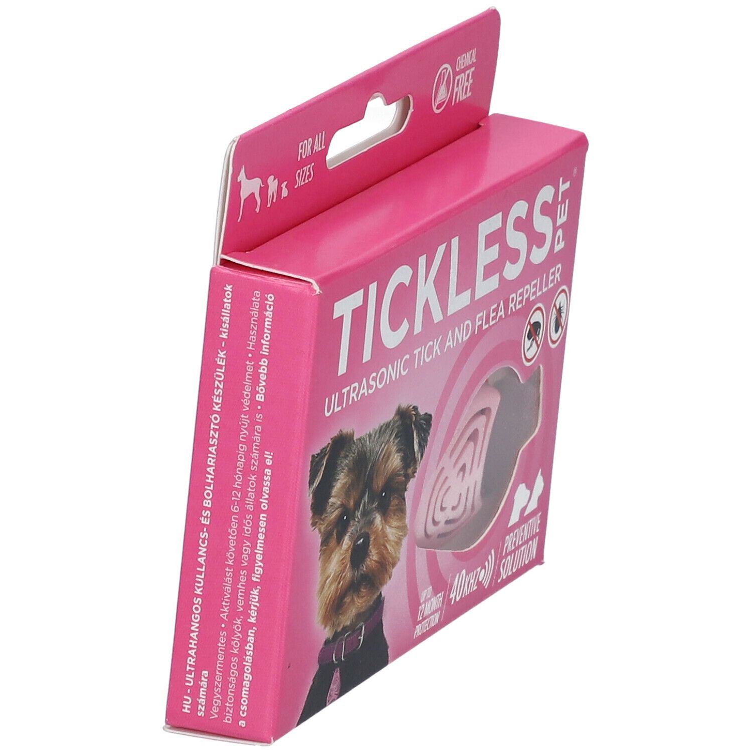 Tickless Ultraschall-Zecken-/Flohschutzmittel Pink