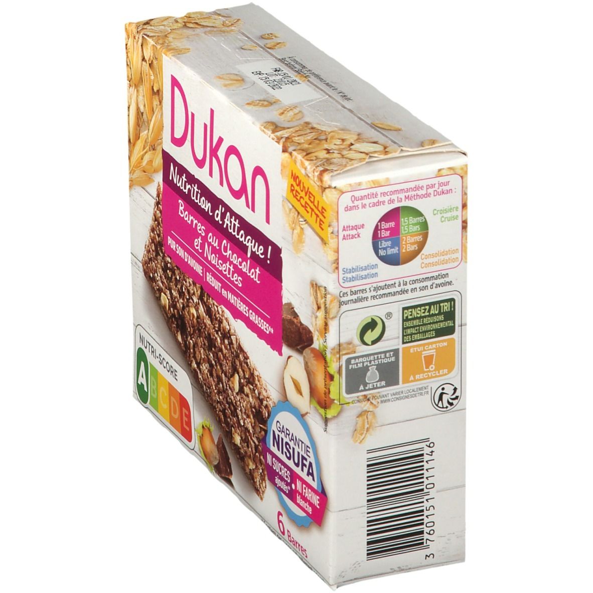 Dukan® Chocolate Riegel mit Nüssen