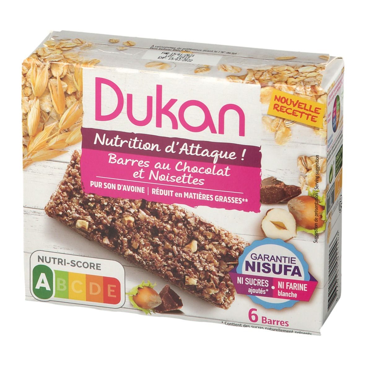 Dukan® Chocolate Riegel mit Nüssen