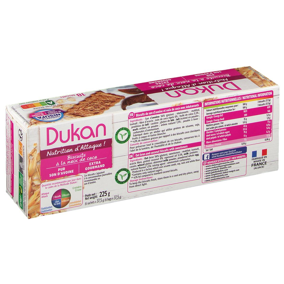 Dukan® Kekse Kokos