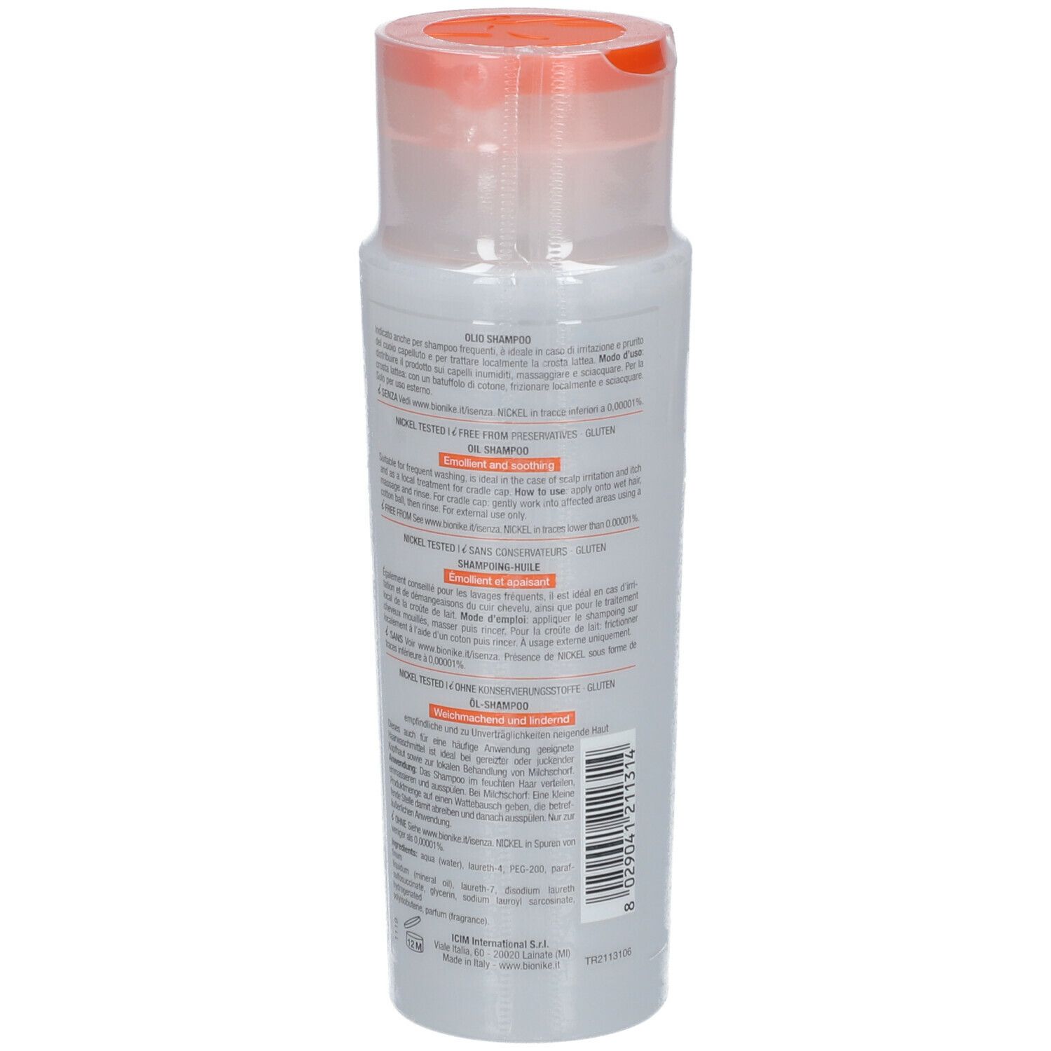 BioNike TRIDERM Shampoo-Öl