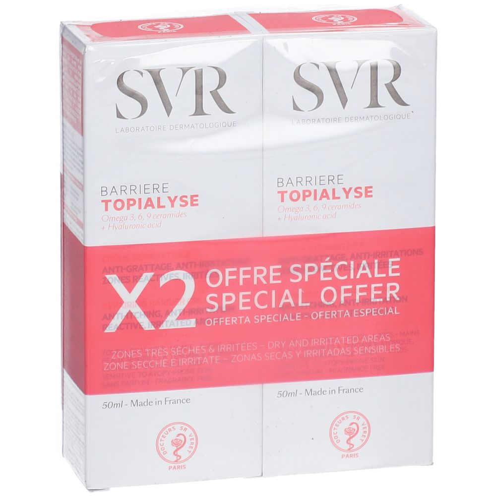 SVR TOPIALYSE Barriere Creme Duopack 2x100 ml - Shop Apotheke