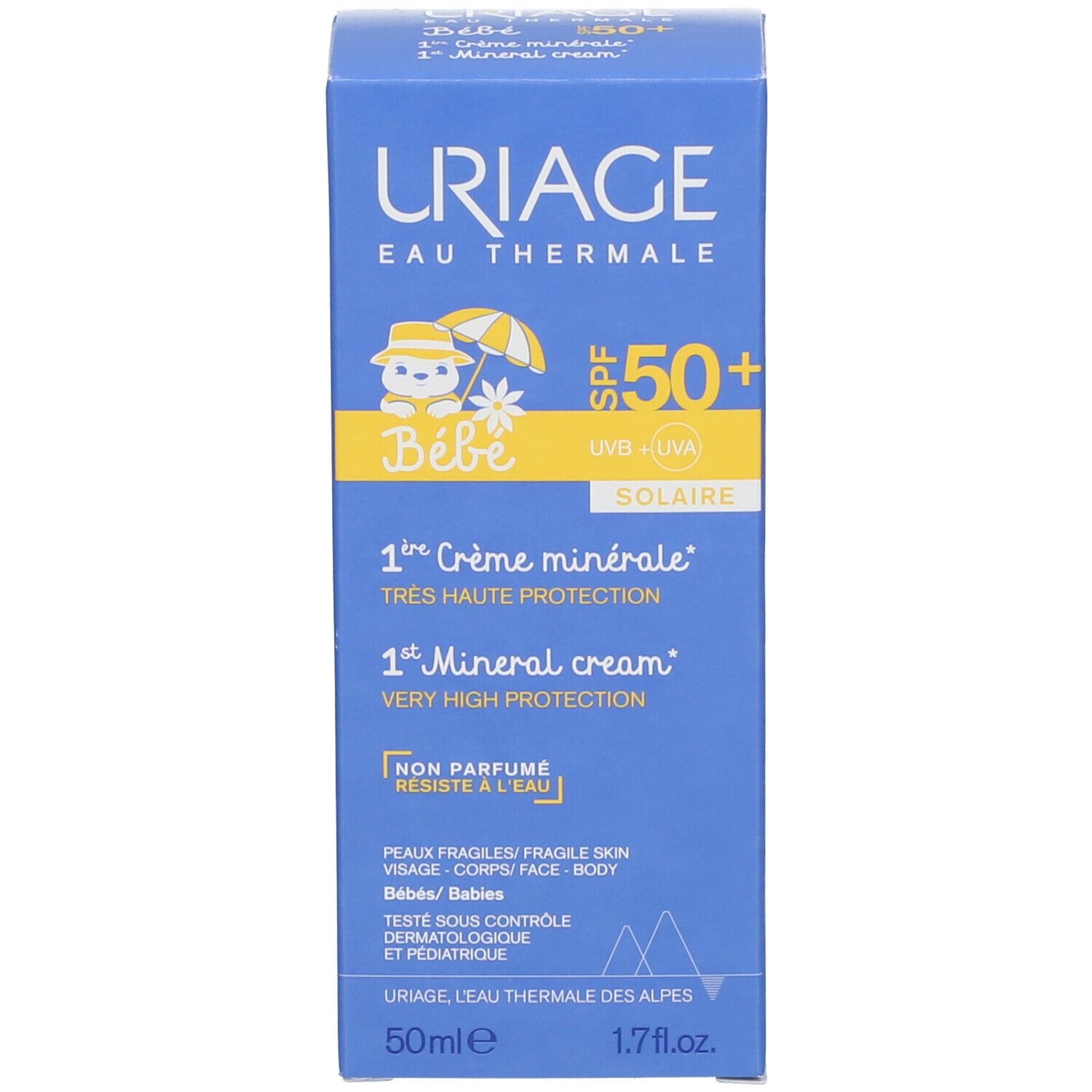 Uriage Baby 1. Mineral-Creme SPF50++