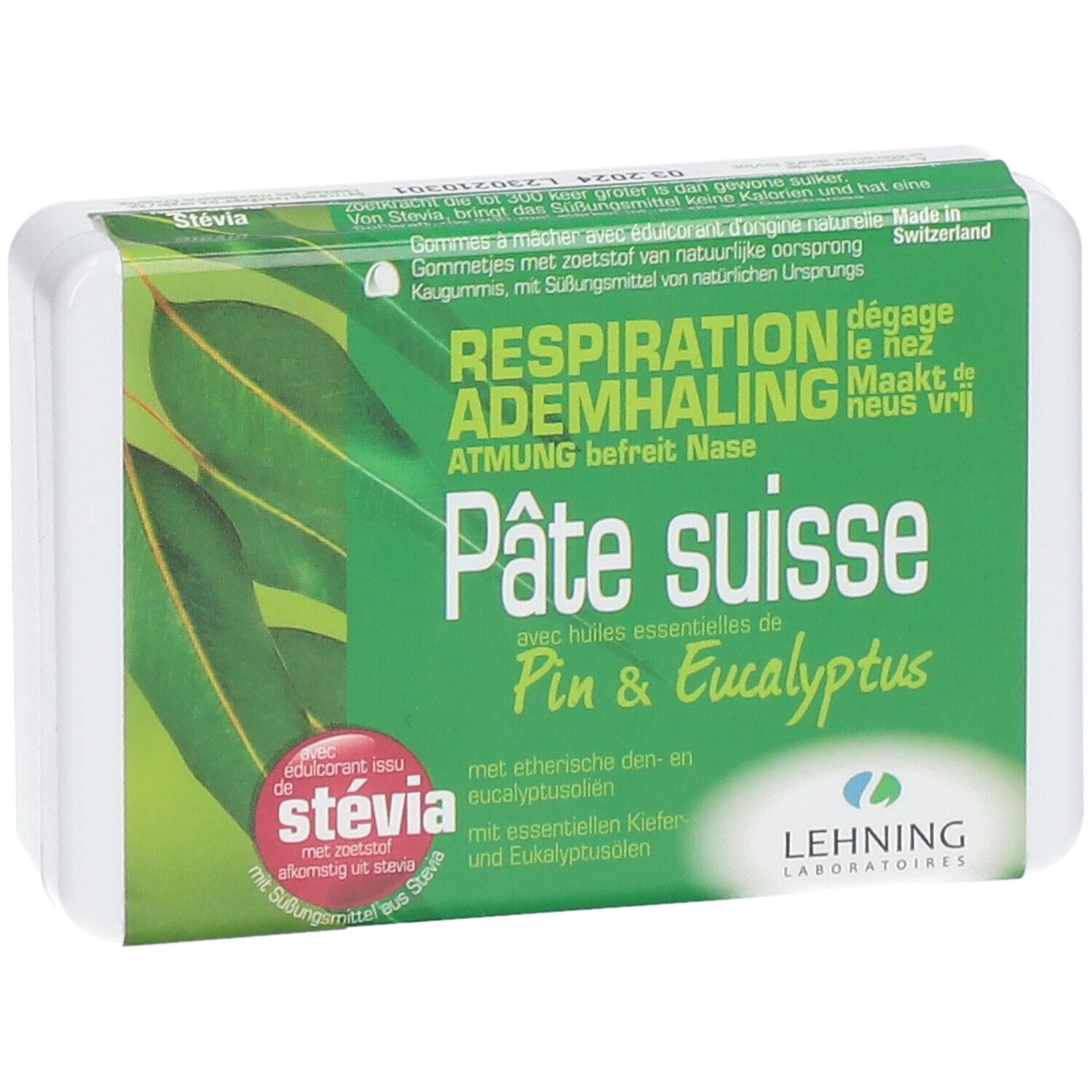 LEHNING LABORATOIRES Pâte Suisse Kiefer & Eukalyptus