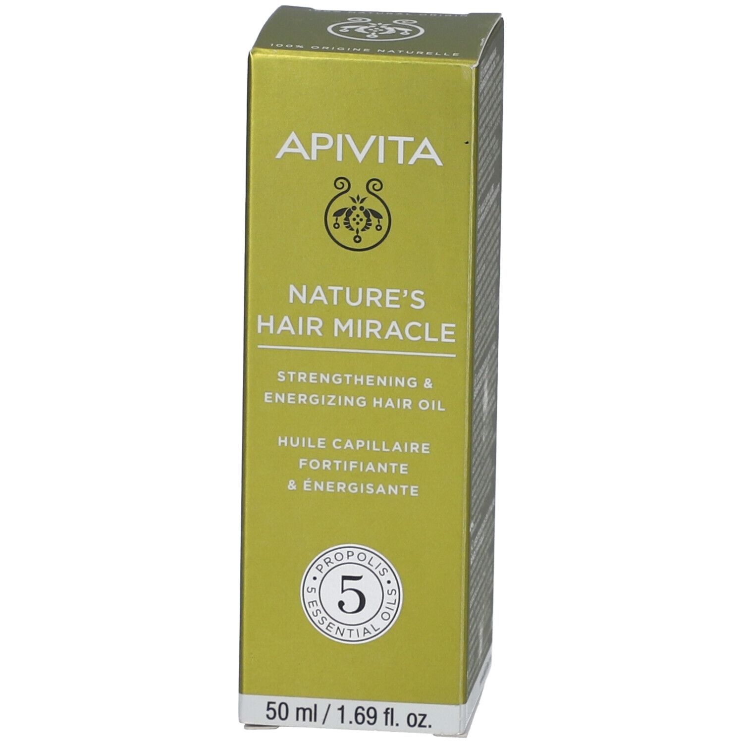 APIVITA Nature's Hair Miracle Stärkendes & Energetisierendes Haaröl, 50 ml.