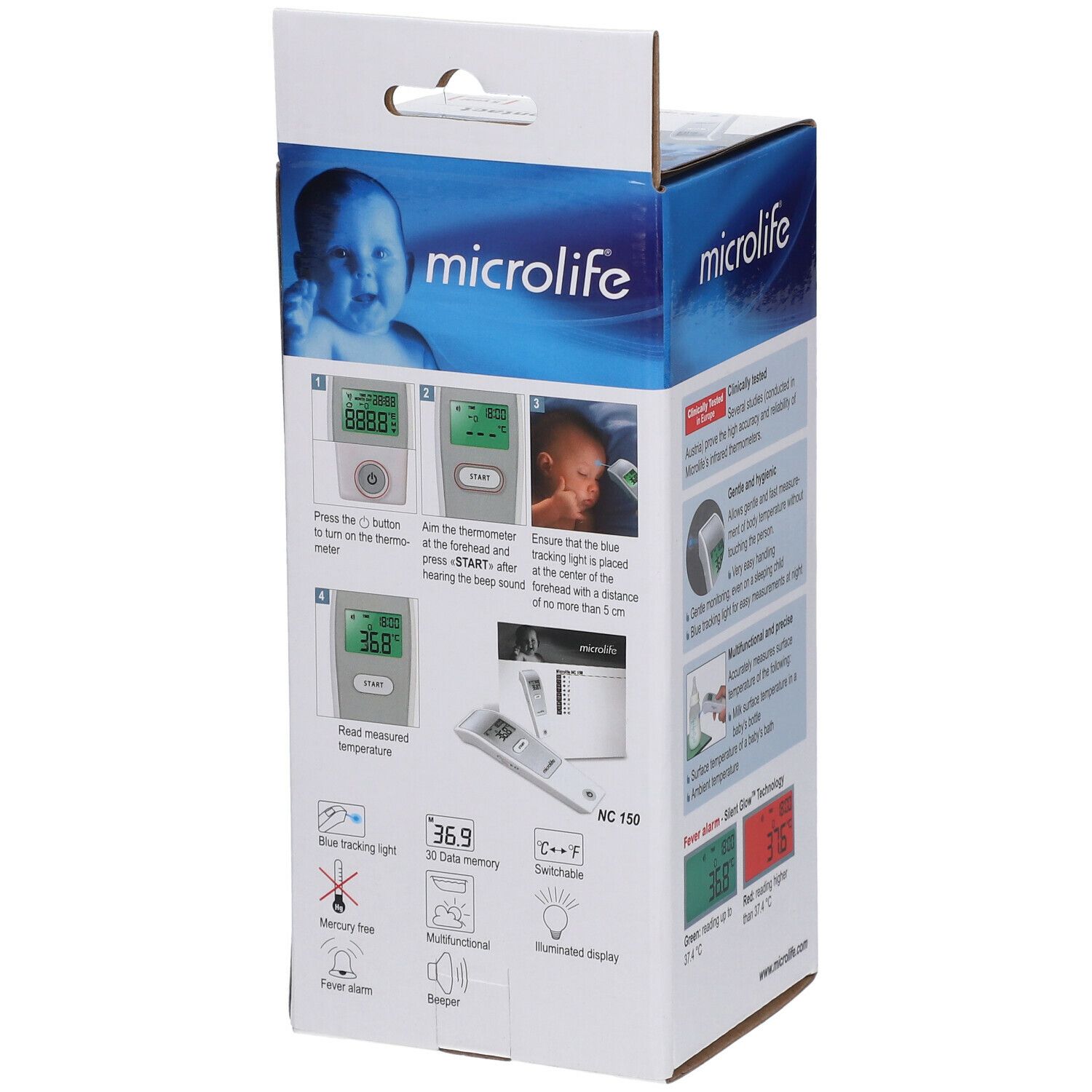 microlife® NC 150 kontaktloses Fieberthermometer