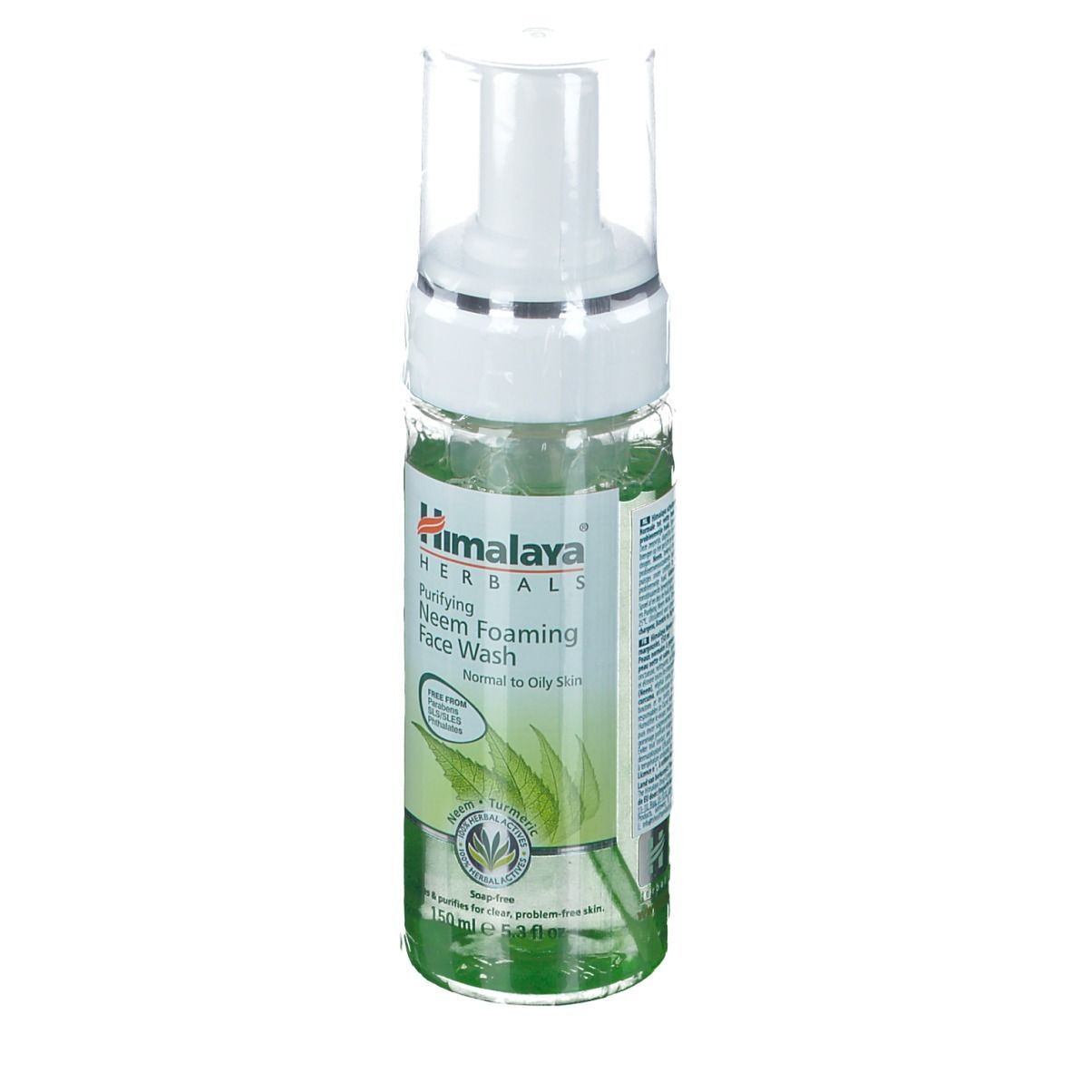 Himalaya Herbals Neem Face Wash, schäumend, 150ml Flasche mit Pumpspender.