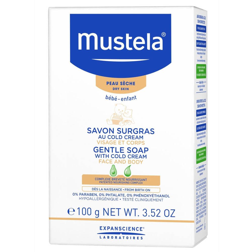 mustela® sanfte Seife mit Cold Cream für trockene Haut