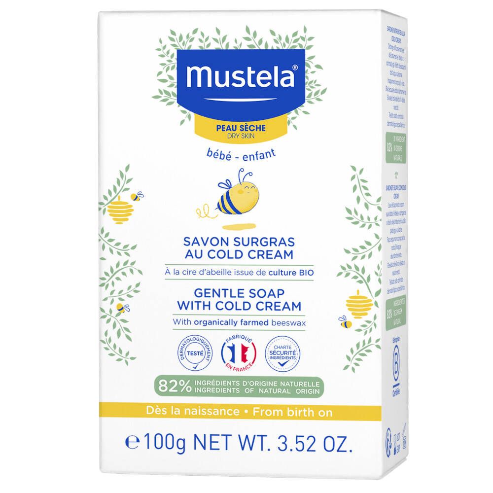 mustela® sanfte Seife mit Cold Cream für trockene Haut