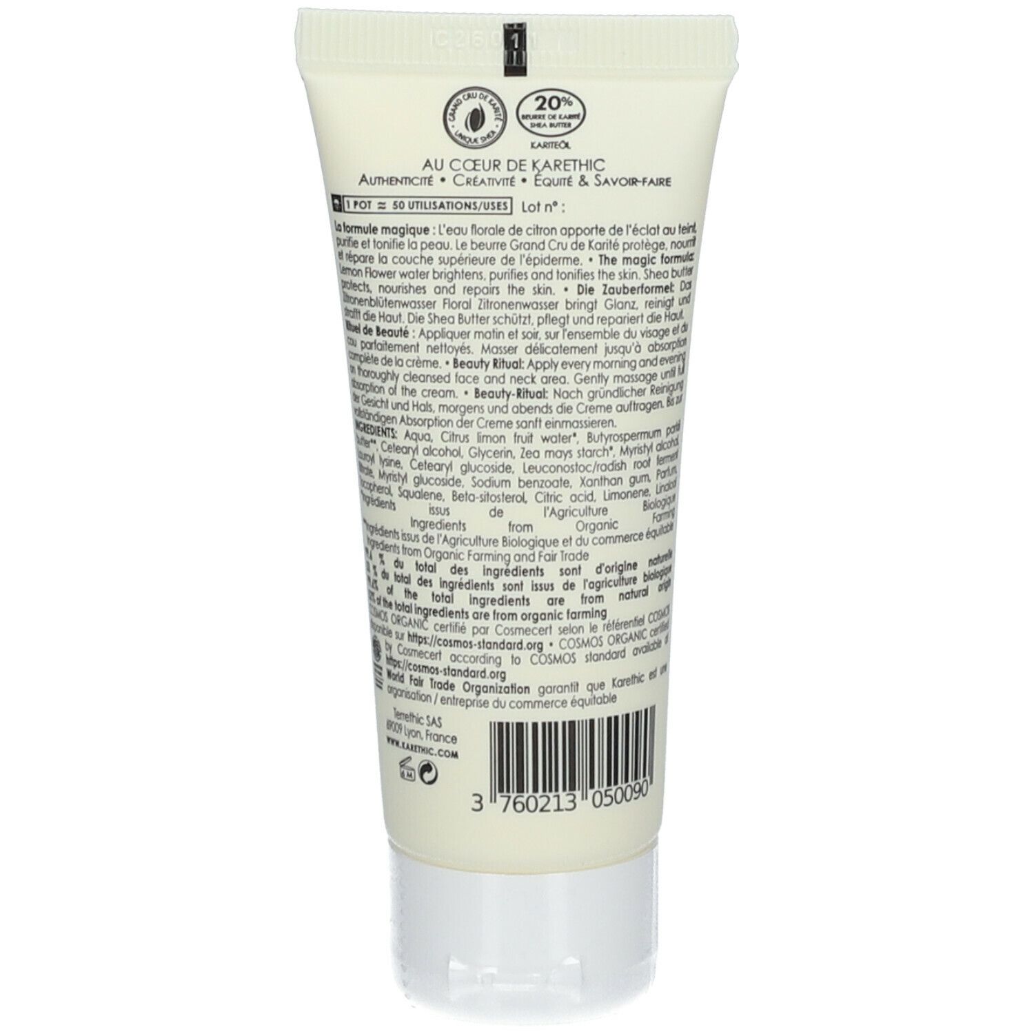 Karethic Feuchtigkeitsspendende Karité-Creme