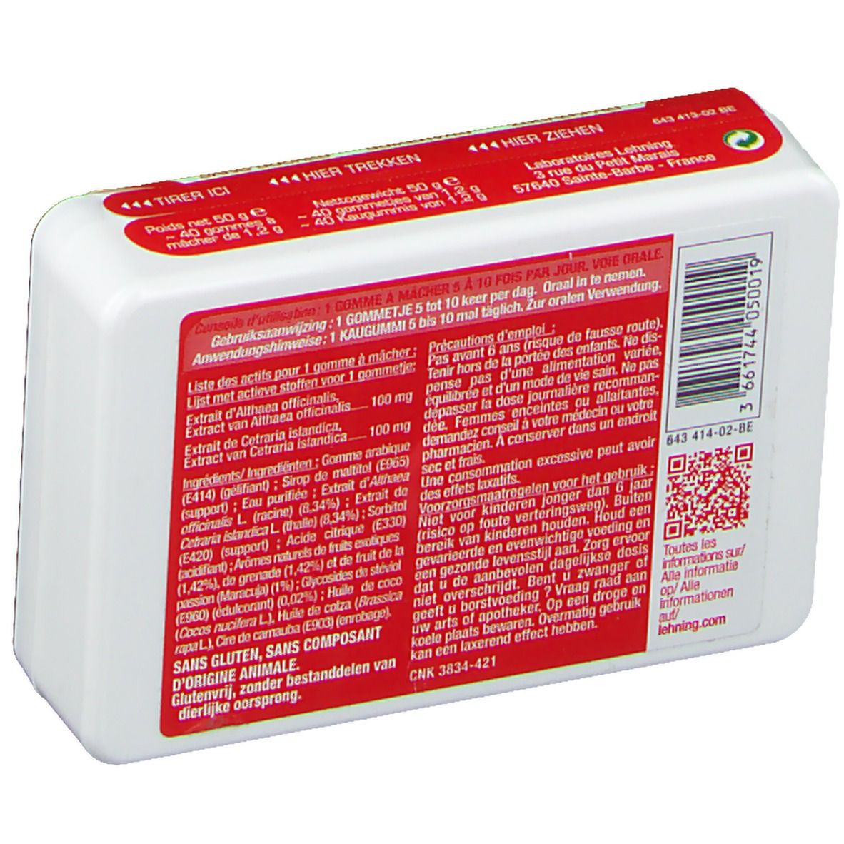 LEHNING LABORATOIRES Pâte Suisse Husten Luschtabletten