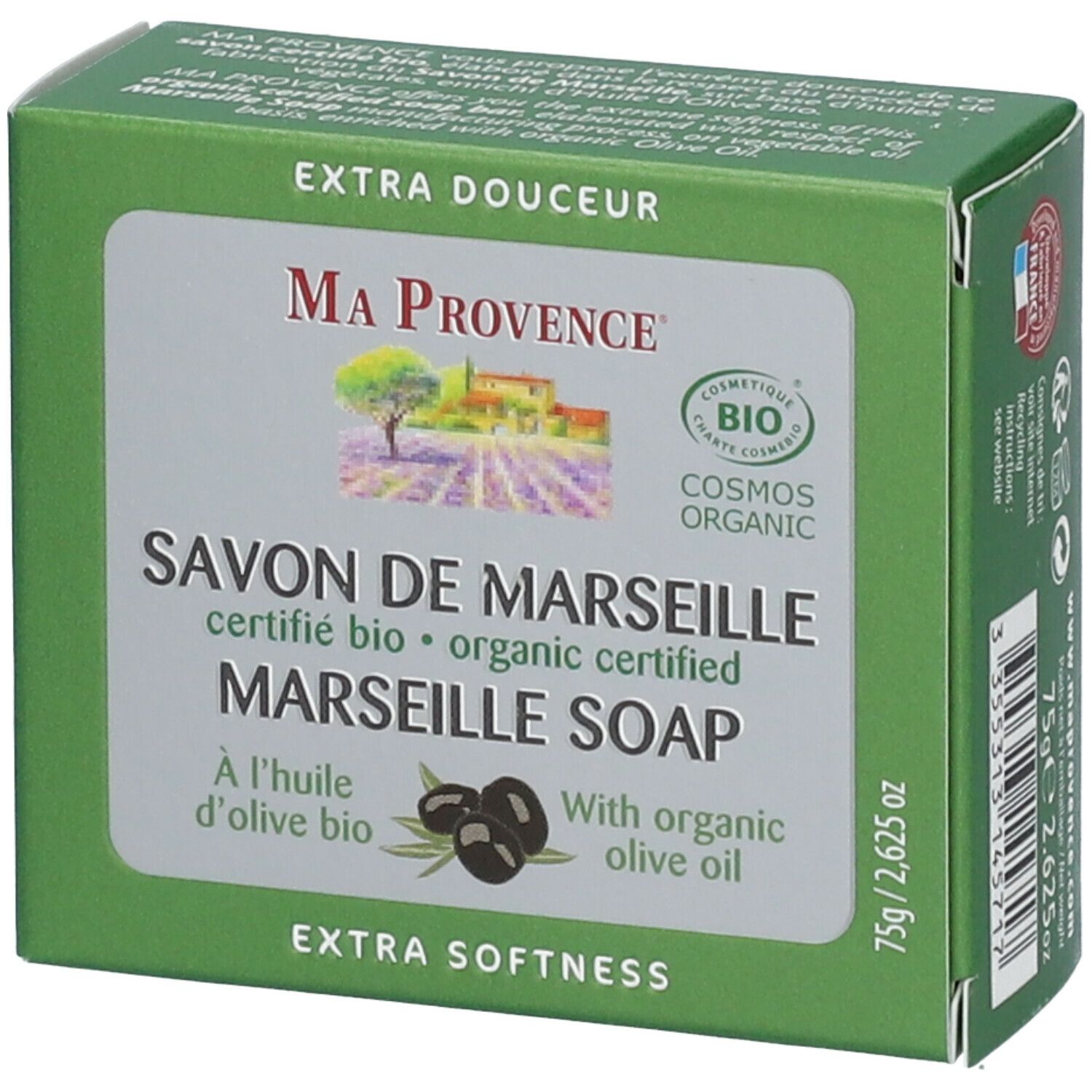 MA PROVENCE® Marseille-Seife Olivenöl Bio Extra Sanft