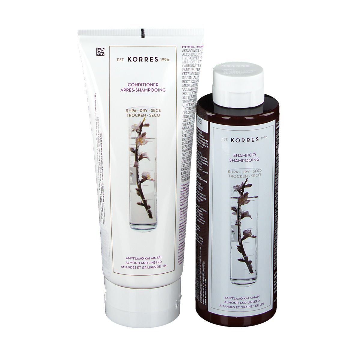 KORRES® Shampoo Mandel und Leinsamen