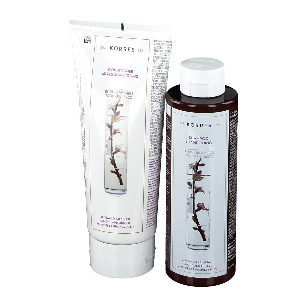 KORRES® Shampoo Mandel und Leinsamen