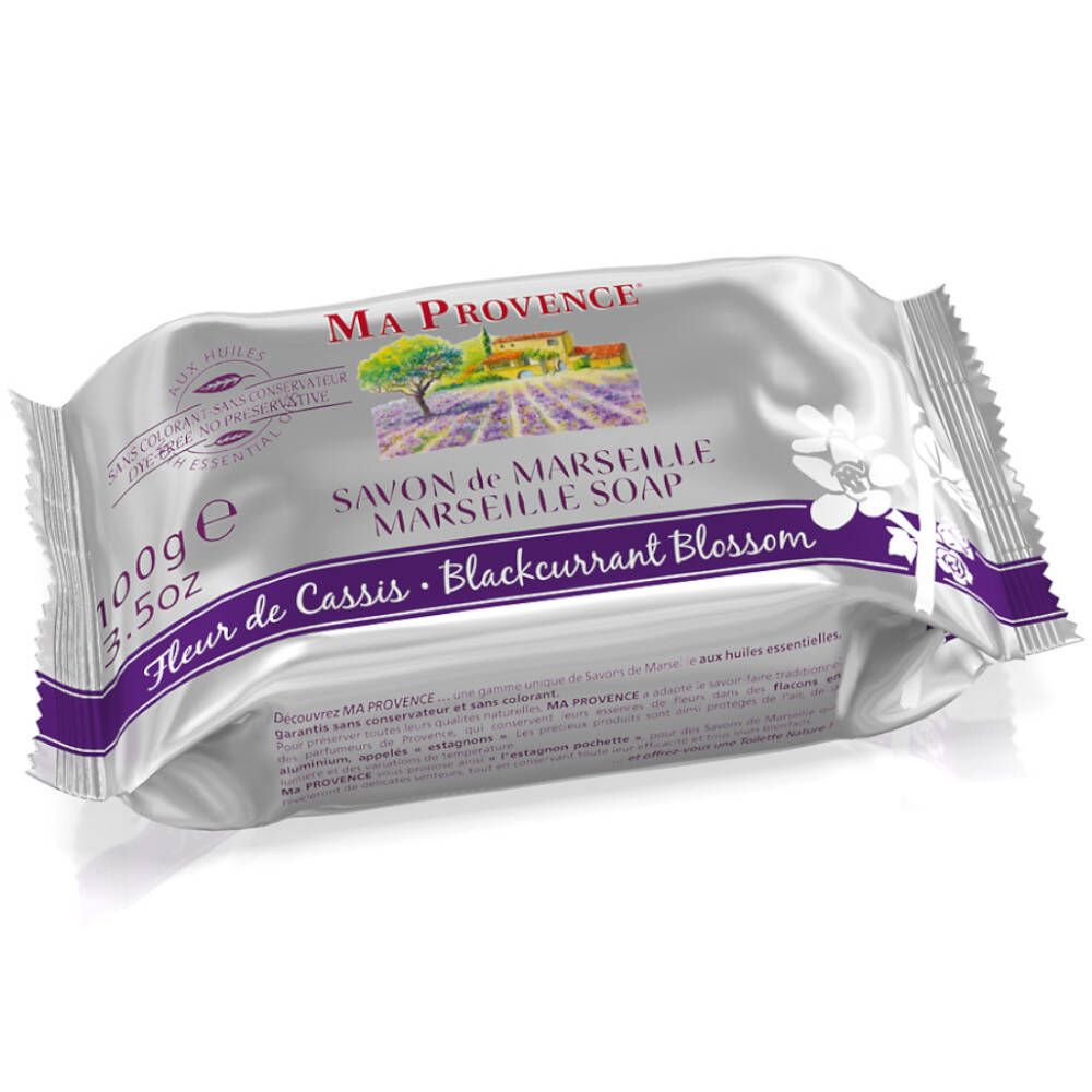 MA PROVENCE® Marseille-Seife Schwarze Johannisbeerblüten