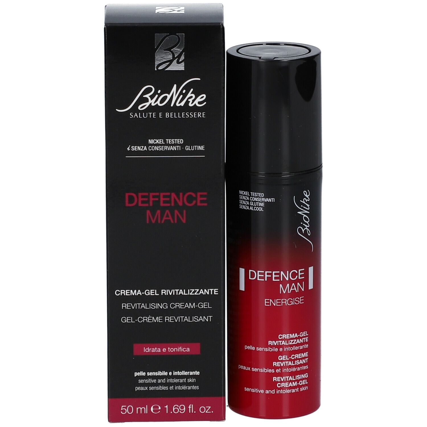 BioNike DEFENCE MAN Energise Revitalisierende Gel-Creme