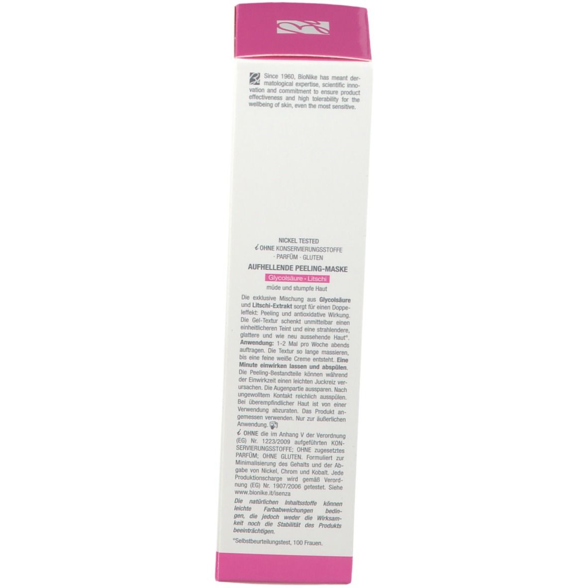 BioNike DEFENCE MASK INSTANT GLOW Peelingmaske